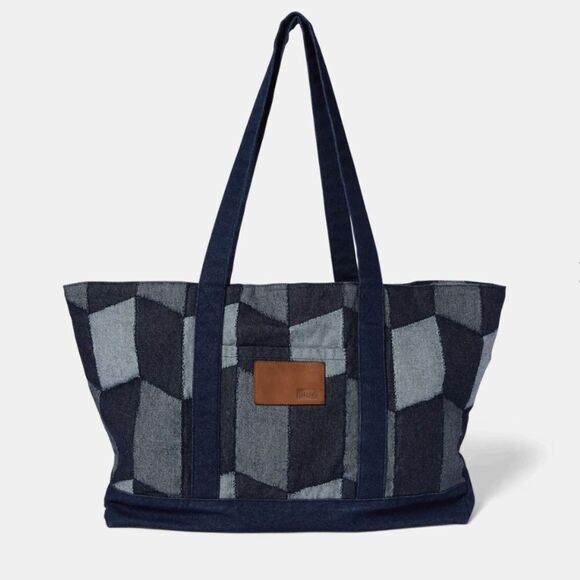 HUF Patchwork Denim Tote - Picture 1 of 10